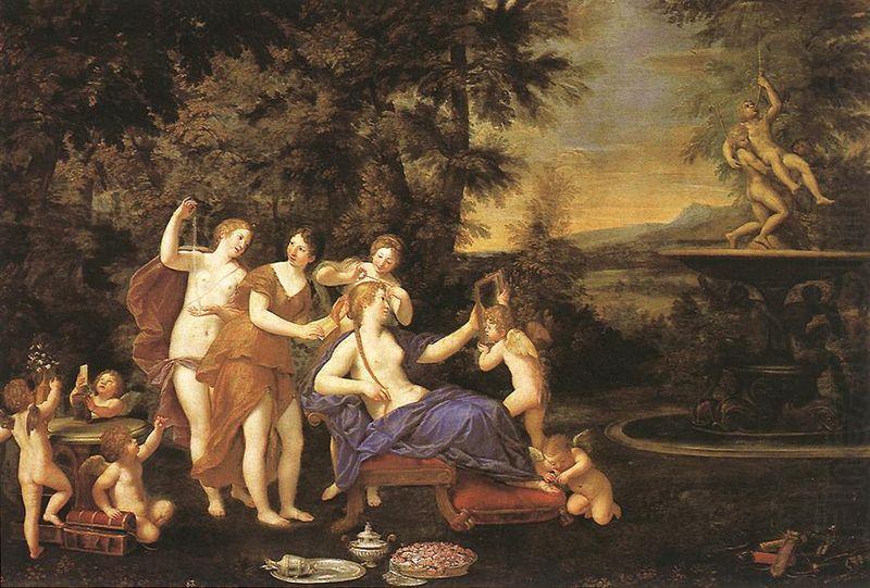 Albani  Francesco Venus Attended by Nymphs and Cupids china oil painting image